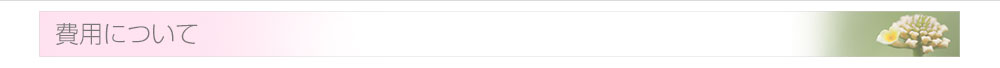 費用について